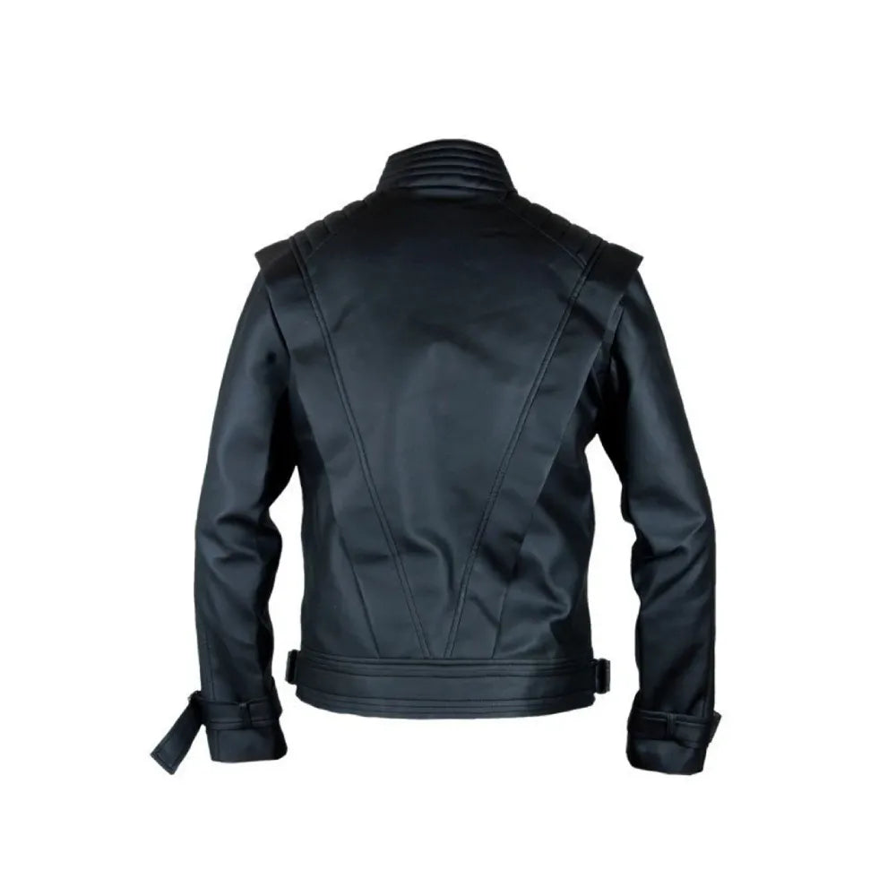 Michael Jackson Thriller Black Leather Jacket