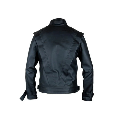 Michael Jackson Thriller Black Leather Jacket