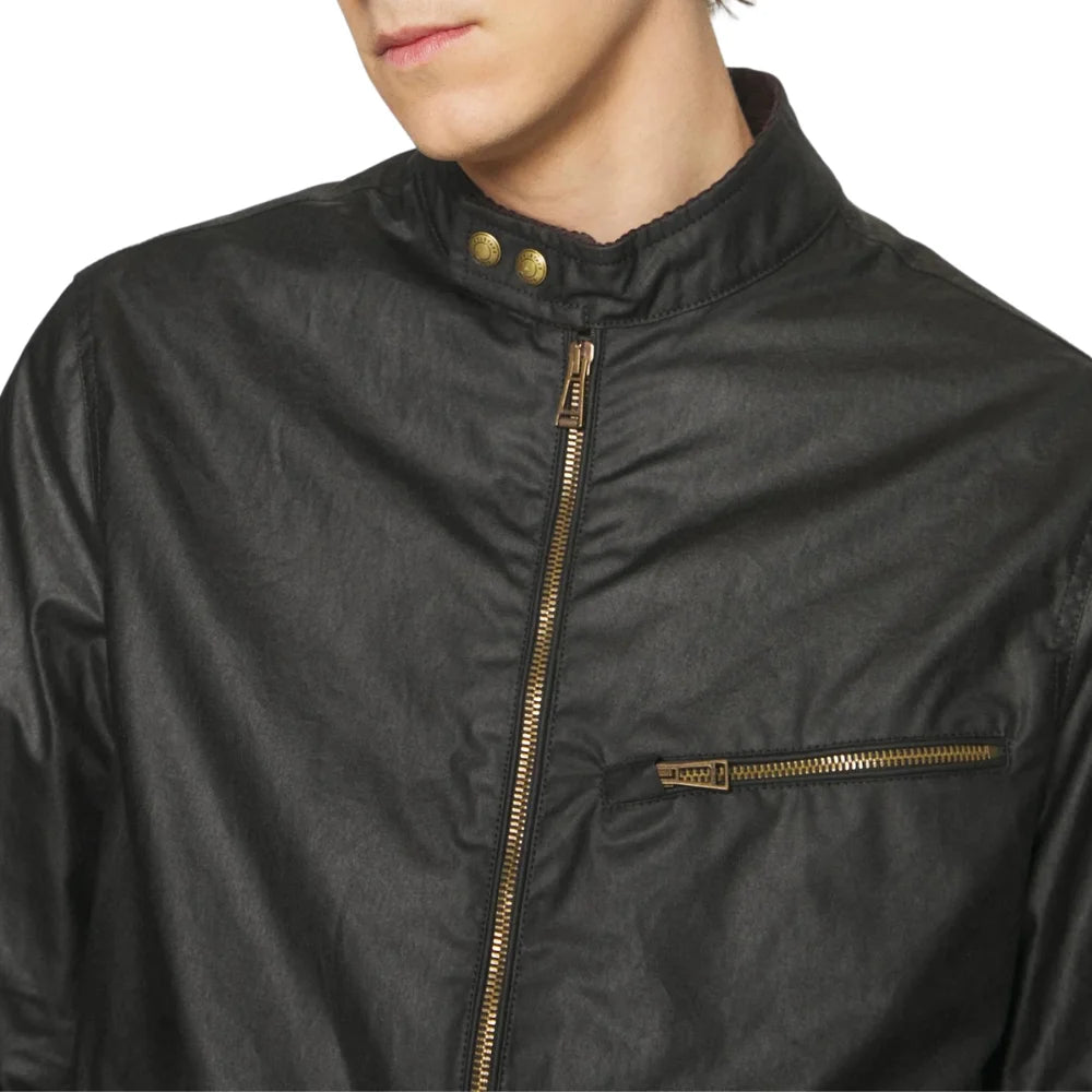 Mens Black Summer Cotton Jacket