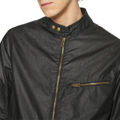 Mens Black Summer Cotton Jacket