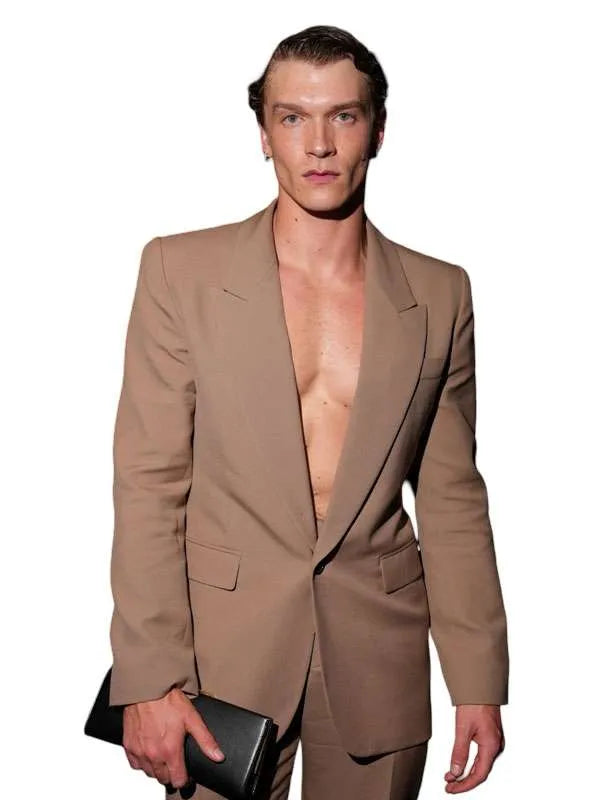 After Party Met Gala 2026 Connor Storrie Brown Blazer
