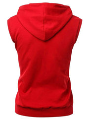Michael B Jordan Red Hoodie Creed II Fleece Vest