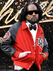 Michael Movie Premiere Wale Varsity Jacket