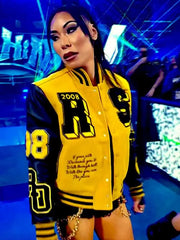 Mia Yim SmackDown 2026 Varsity Jacket
