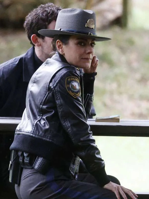 Mila Kunis Wake Up Dead Man Leather Jacket