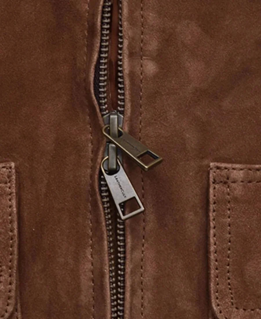 Mission Impossible Hayley Atwell Suede Leather Jacket