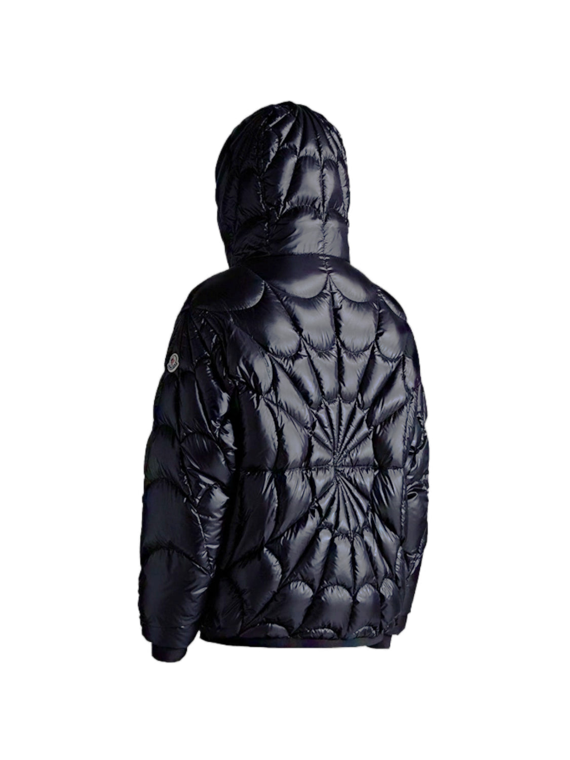 Moncler Spiderman Web Quilted Puffer Jacket