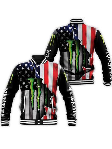 Monster Truck Jacket | American Flag's Bomber Jacket