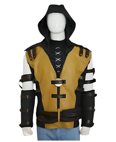 Mortal Kombat X Scorpion Leather Jacket