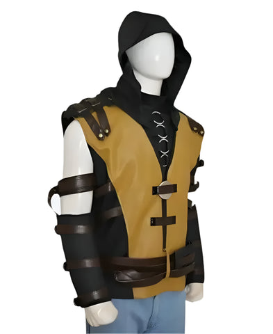 Mortal Kombat X Scorpion Leather Jacket