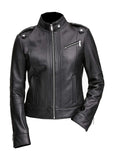 Black Leather Motorcycle Jacket