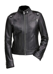 Black Leather Motorcycle Jacket