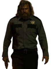 Alan Ritchson Motor City 2026 Green Shirt Jacket