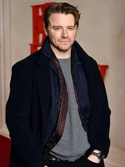 Ella McCay Premiere Night 2025 Jack Lowden Wool Coat

