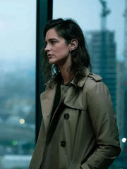 Lauren Budd Jitters 2026 Brown Trench Coat
