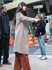 Dakota Johnson Verity 2026 Trench Wool Coat