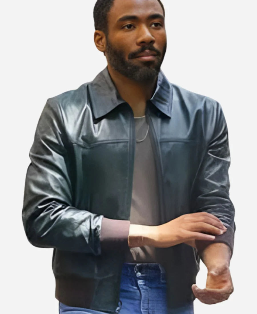 Mr. & Mrs. Smith Donald Glover Leather Jacket