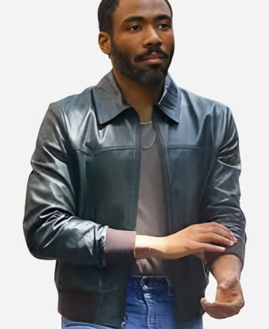 Mr. & Mrs. Smith Donald Glover Leather Jacket