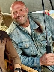 Mutiny 2026 Movie Jason Statham Blue Denim Jacket 