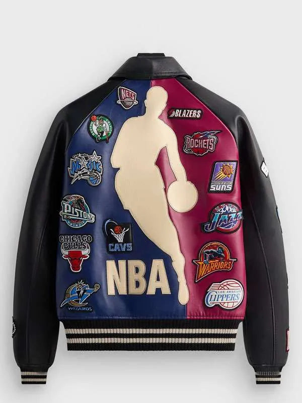 Kith X AVIREX NBA All-Star 2026 Leather Jacket
