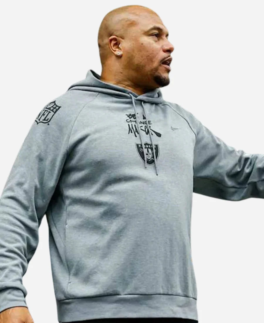 Antonio Pierce Raiders Be A Change Maker Pullover Hoodie