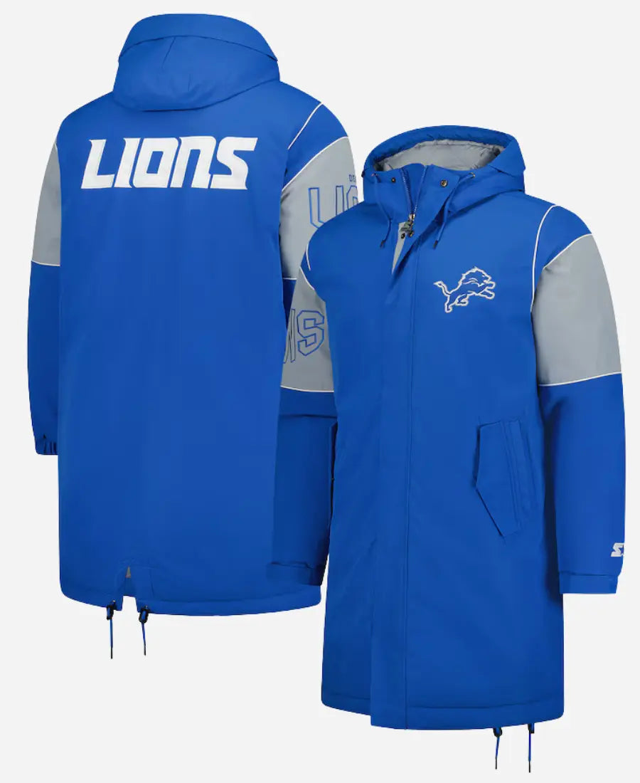 Detroit Lions Starter Dynasty Polyfill Stadium Jacket