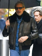 NYC 2025 Jeff Goldblum Shearling Leather Jacket
