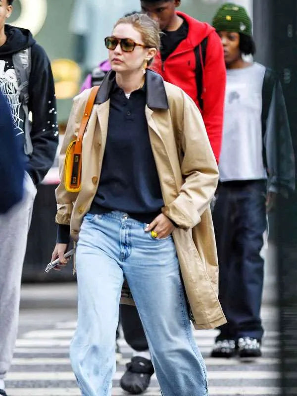 NYC 2026 Gigi Hadid Car Coat
