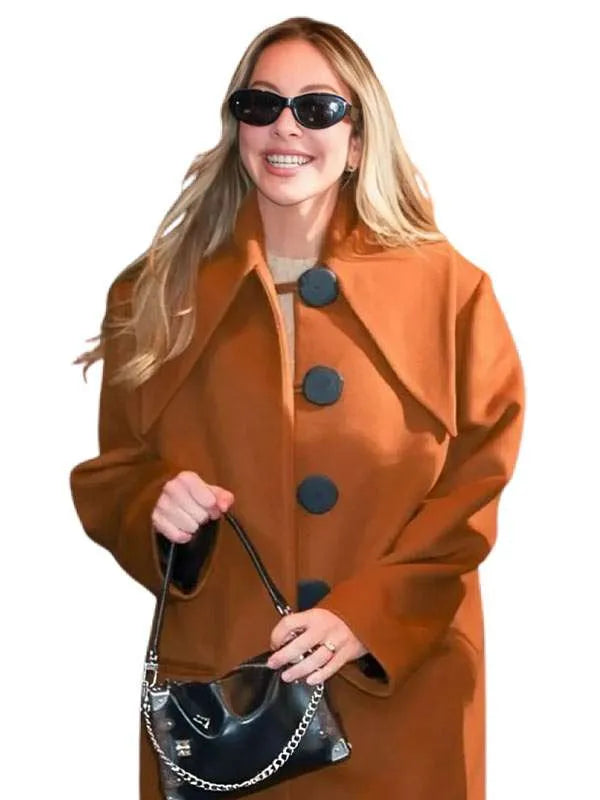 NYC Este Haim 2026 Brown Coat