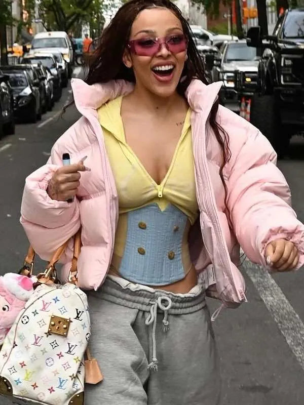 Doja Cat Met Gala 2026 Pink Puffer Jacket