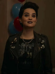 Negasonic Teenage Warhead Deadpool & Wolverine Black Leather Jacket