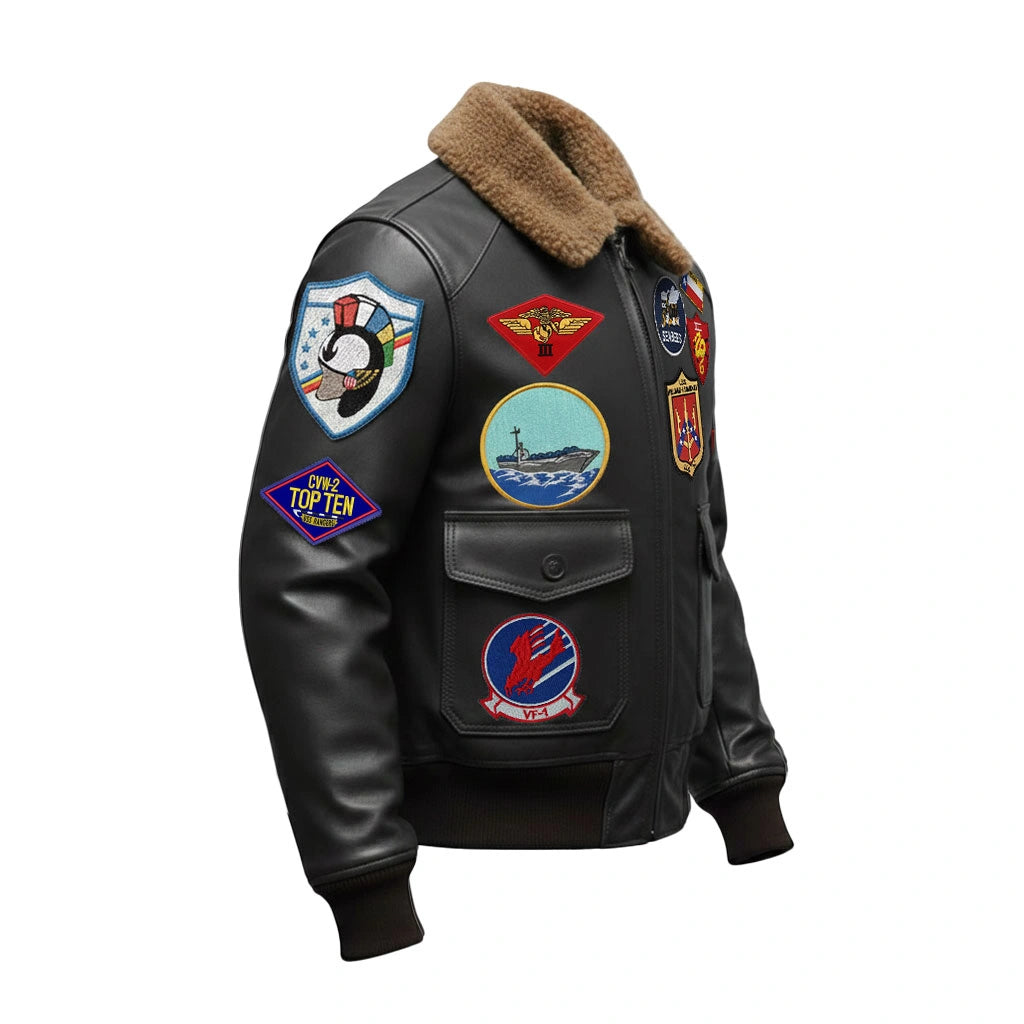 Top Gun Tom Cruise Avirex Leather Jacket