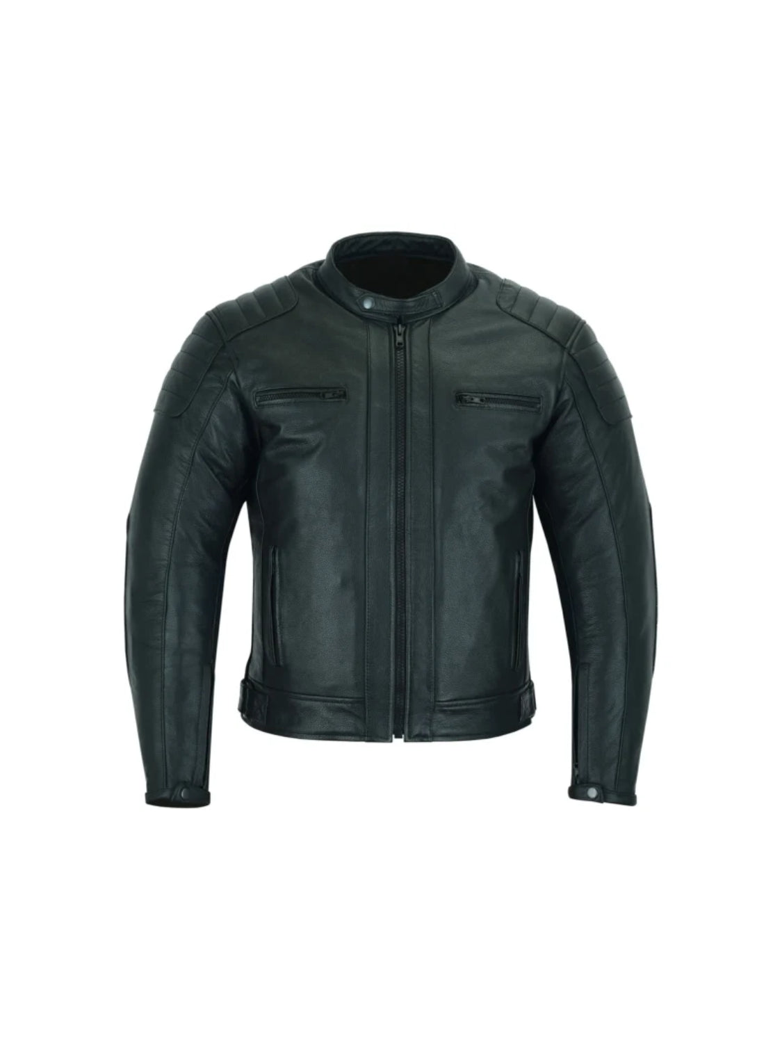 Premium Stitched Pure Leather Armour Motorcycle Motorbike Jacket