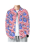 American Flag Jacket | Premium Quality Satin Jacket