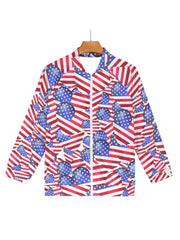American Flag Jacket | Premium Quality Satin Jacket