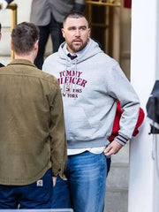 Travis Kelce New York 2026 Grey Hoodie
