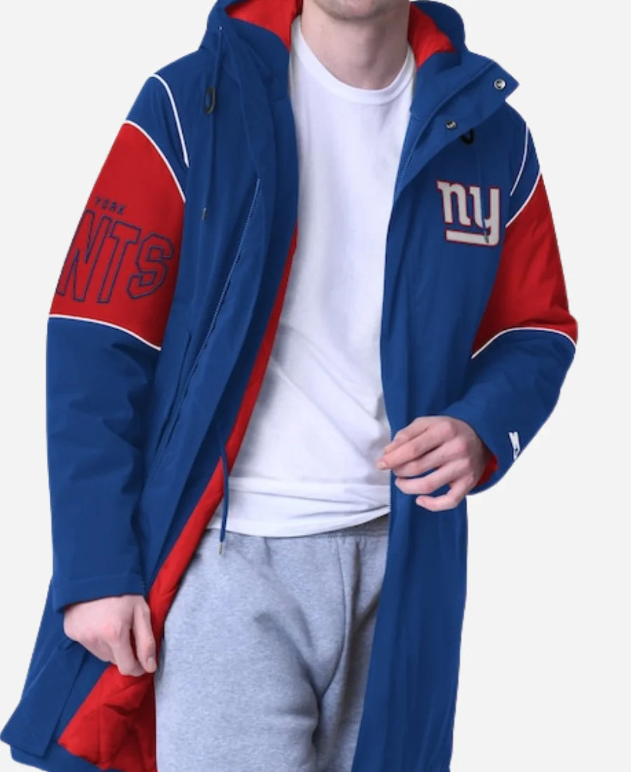 New York Giants Starter Dynasty Polyfill Stadium Jacket