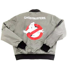 Ghostbusters Gray Bomber Jacket