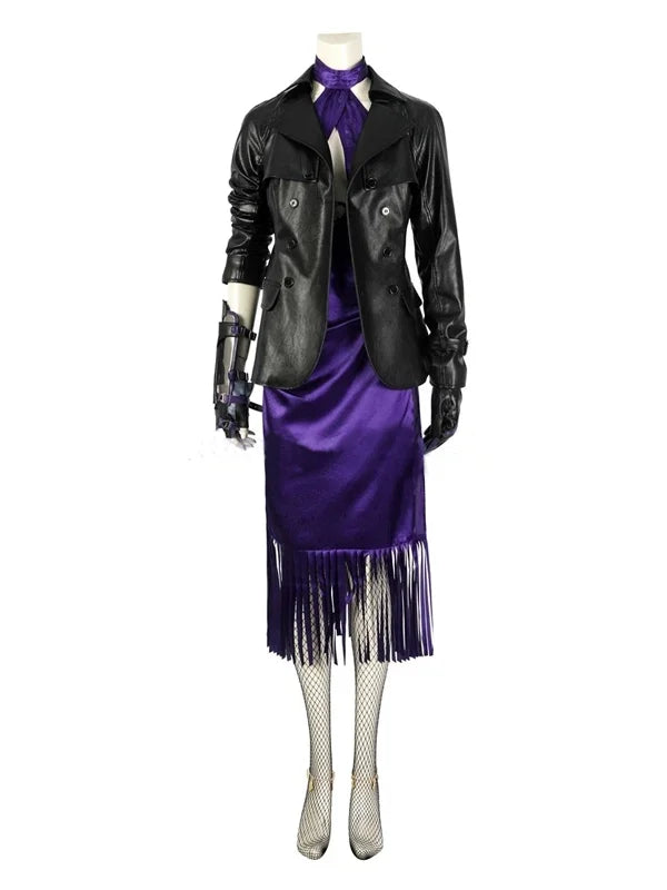 Nina Williams Tekken 8 Leather Trench Coat


