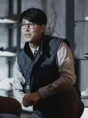Cha Seung-won No Other Choice 2025 Quilted Vest
