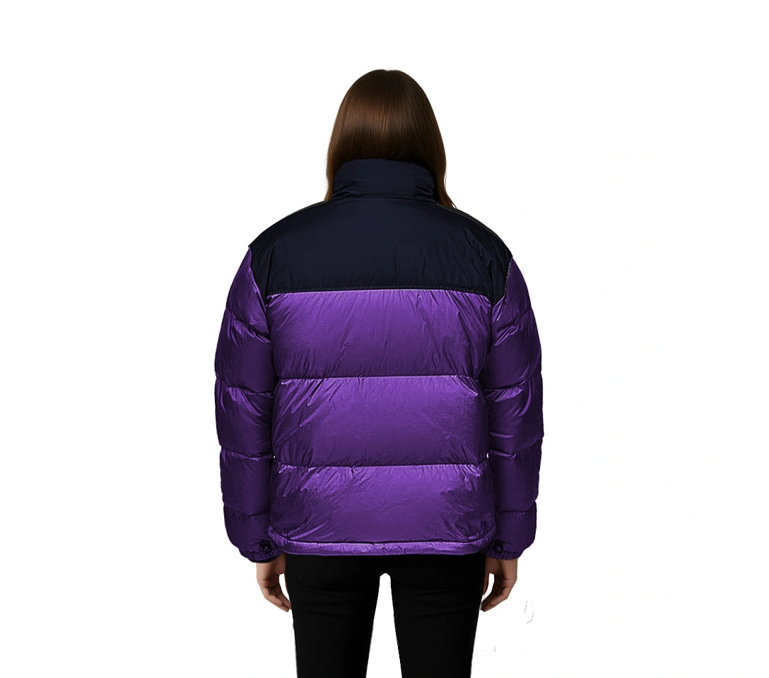 North Face Purple Color Puffer Jacket.