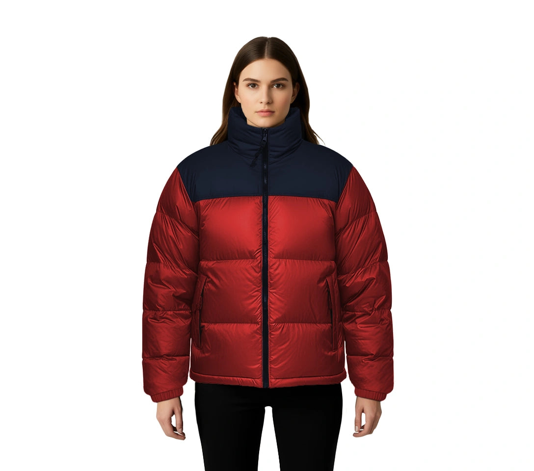 North Face Red Puffer Jacket