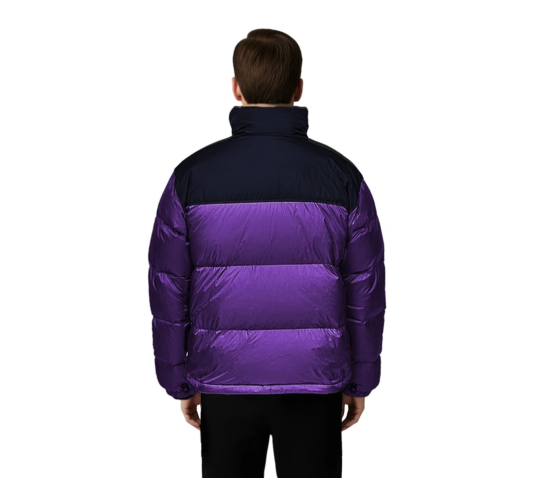 North Face Purple Color Puffer Jacket.