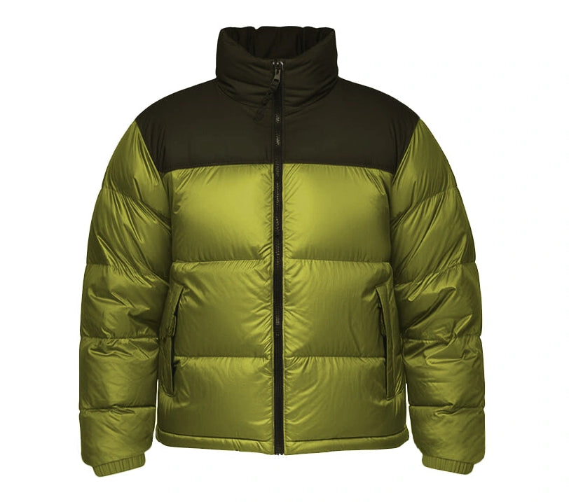 North Face Neon Green Puffer Jacket