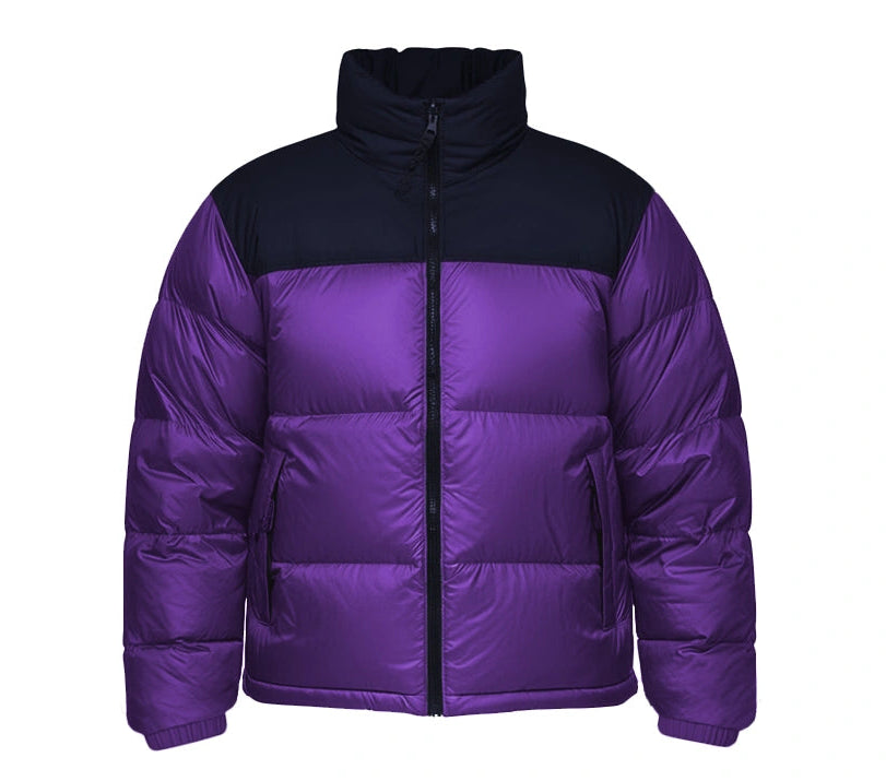 North Face Purple Color Puffer Jacket.