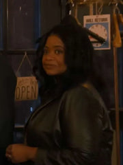 Ride or Die 2026 Octavia Spencer Black Leather Jacket