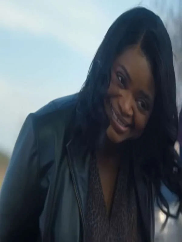 Ride or Die 2026 Octavia Spencer Black Leather Jacket
