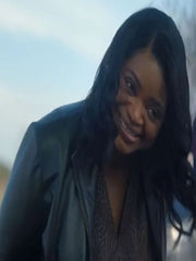 Ride or Die 2026 Octavia Spencer Black Leather Jacket