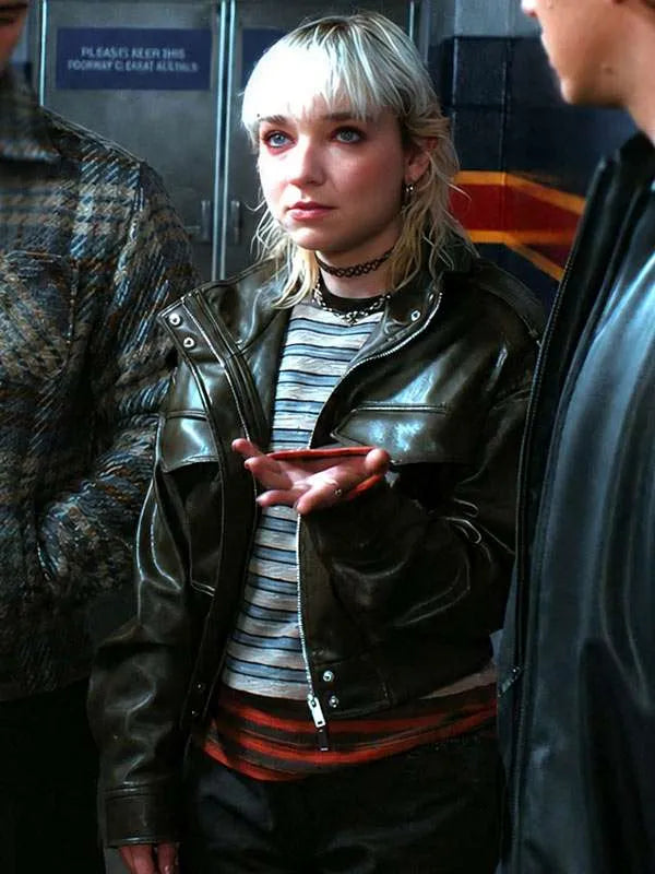 Off Campus 2026 Jules Logan Leather Jacket
