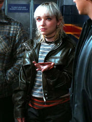 Off Campus 2026 Jules Logan Leather Jacket
